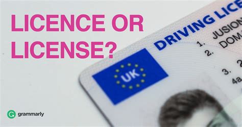 Licence Vs License