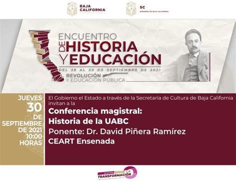 Conferencia Magistral Historia De La Uabc Ceart Ensenada 30