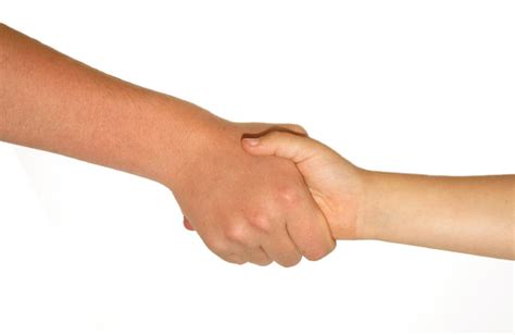 Children Shaking Hands
