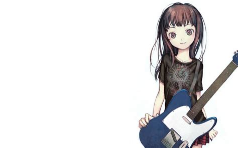 Guitar Girl Cartoon Manga Vs Anime Anime Anime Characters