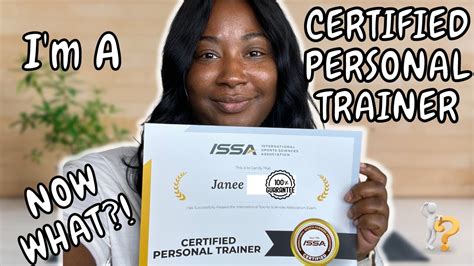 I Became A Certified Personal Trainer Issa Personal Trainer Youtube