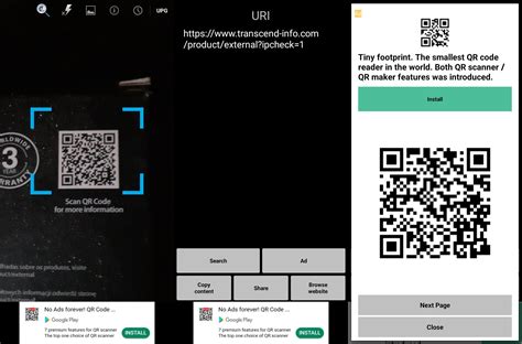 QR code reader & QR code Scanner all versions on Android