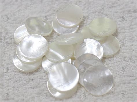 White Mop Round Discs For Jewelries Making 白貝圓片 Bling Gems Coltd