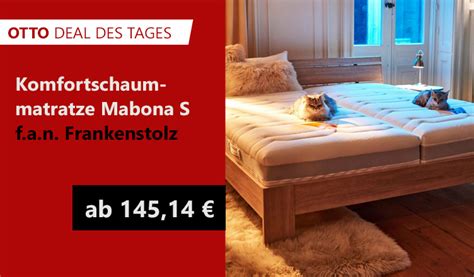 Die regulären speditionskosten von 29,95€ werden bis zum 28.02.2017 auf 5,95€ gesenkt! OTTO Deal des Tages | Komfortschaummatratze Mabona