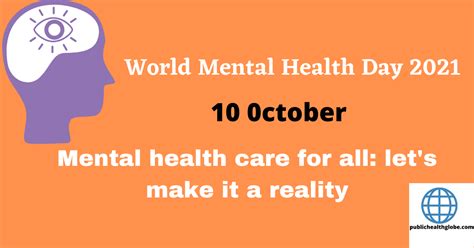 World Mental Health Day 2021 Mental Health Care For All Lets Make