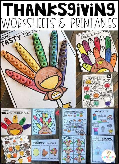 You may find some of the word hunts or the thankerchief. Thanksgiving Worksheets for Preschool (Turkey, Harvest ...