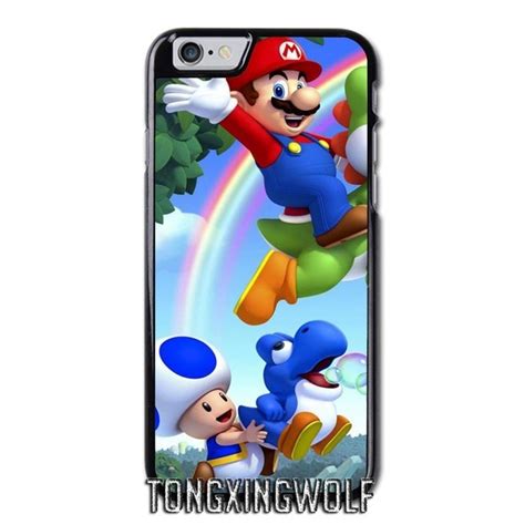 Super Mario Bros Cover Case For Iphone 4 4s 5 5c 5s Se 6 6s 7 8 Plus X