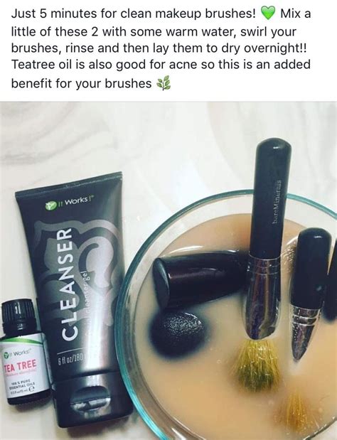 Pin by Linzie Arnold on IT WORKS | How to clean makeup ...