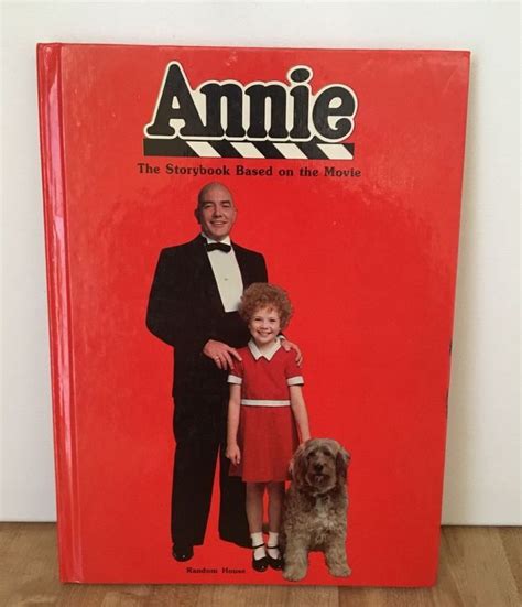 Annie The Storybook Based On The Movie Hardcover Book 1982 Storybook