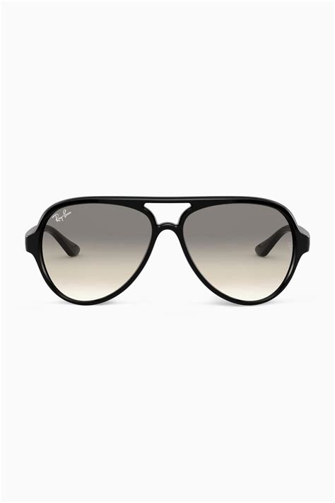 Shop Ray Ban Black Cats 5000 Classic Aviator™ Gradient Sunglasses For