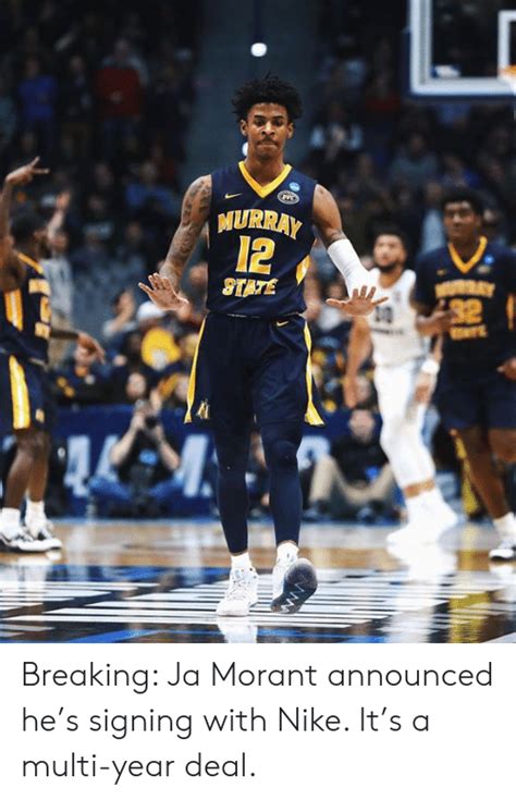 272 Breaking Ja Morant Announced Hes Signing With Nike Its A Multi