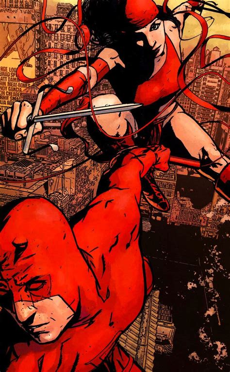 Elektra And Daredevil Marvel Daredevil Marvel Elektra Comic Art