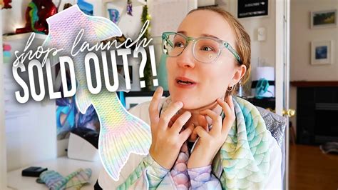 Mermaid Tail Shop Launch Vlog Sold Out In Under An Hour Youtube