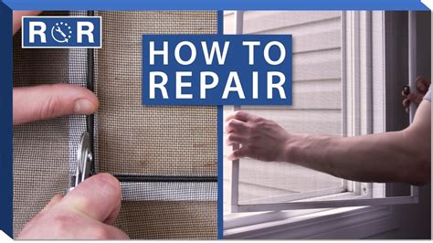 How To Replace A Window Screen Repair And Replace Youtube