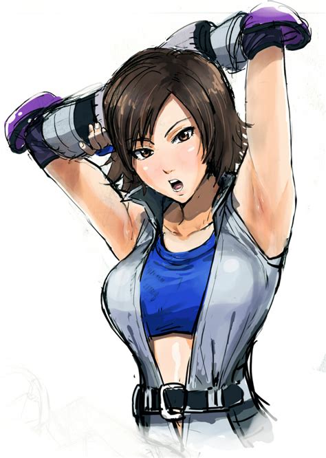 Ishii Takamori Kazama Asuka Namco Tekken Tekken 6 Bad Id Bad Pixiv Id 1girl Armpits