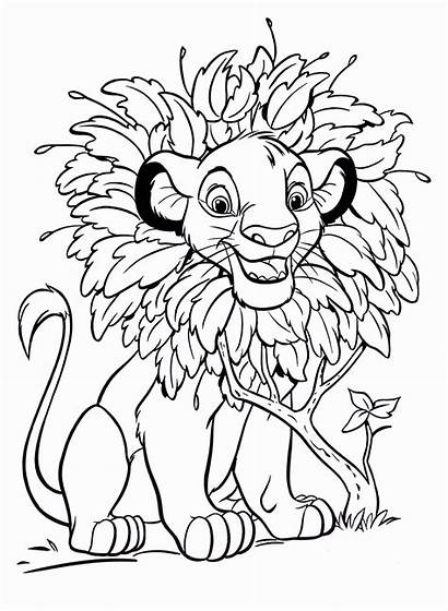 Coloring Pages Lion King Disney Mandolin Getcolorings