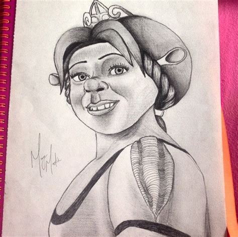 Fiona Drawing In Pencil Dreamworks And Disney Are So Addictive