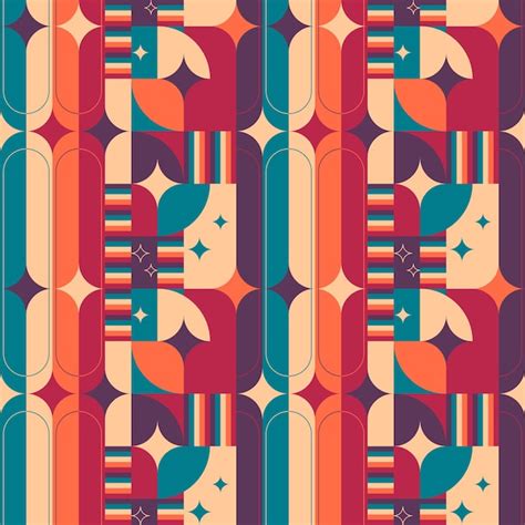 Premium Vector Bright Abstraction Vector Seamless Pattern