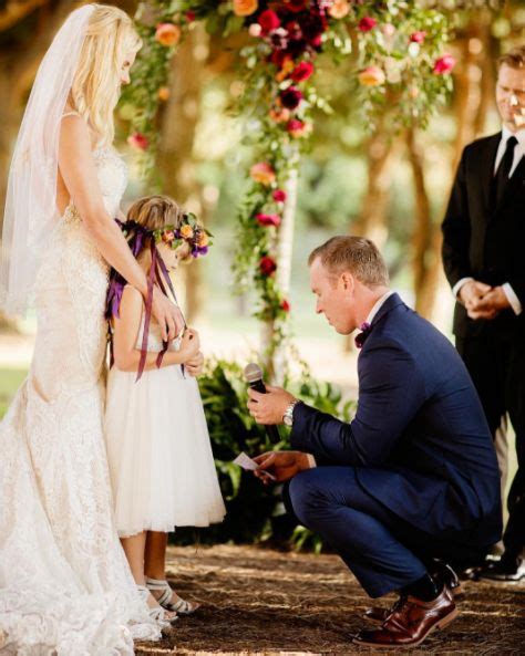 This Groom Wrote The Sweetest Vows To His 5 Year Old Stepdaughter