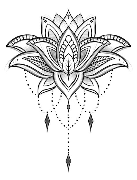 Lotus Flower Tattoo Design Desenho De Lótus Tatuagens Tatoo