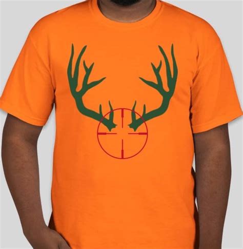 Blaze Orange Hunting Shirt Deer Hunter Shirt T For Etsy