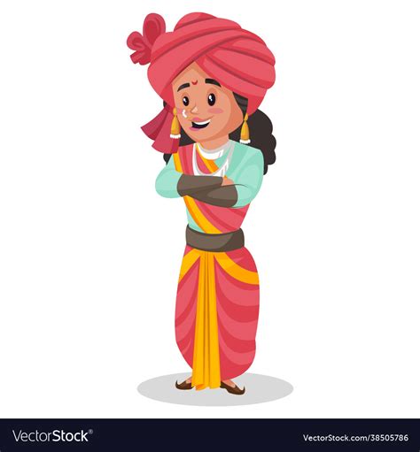 rani lakshmibai cartoon character royalty free vector image