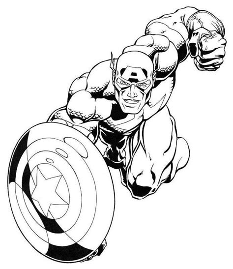 Marvel Coloring Pages | Free download on ClipArtMag