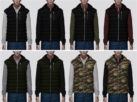 The Sims Resource Puffer Vest V1 By Darte77 • Sims 4 Downloads