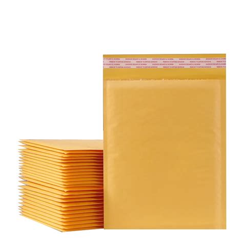 Pcs Sizes Kraft Paper Bubble Envelopes Bags Padded Mailers Shipping Envelope With Bubble