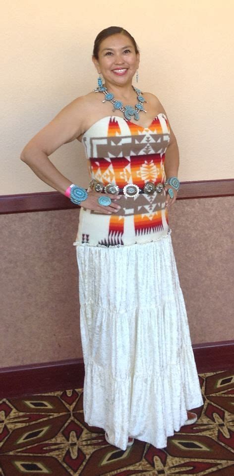 Traditional Authentic Native Designs By Irene Begay Navajo American Wedding Dress Native