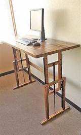 Images of Narrow Adjustable Desk