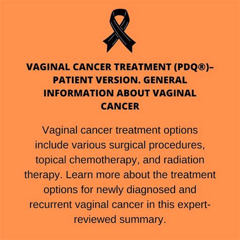 Vaginal Cancer Treatment Pdq Patient Version General Information Hot