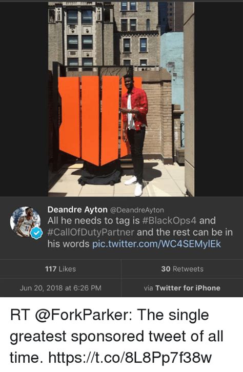 Последние твиты от deandre ayton (@deandreayton). Deandre Ayton All He Needs to Tag Is #BlackOps4 and #CallofDutyPartner and the Rest Can Be in ...