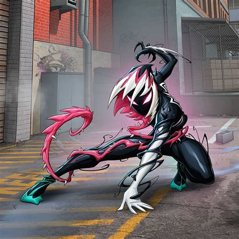 Venom Fan Art Spider Gwen Goimages Algebraic