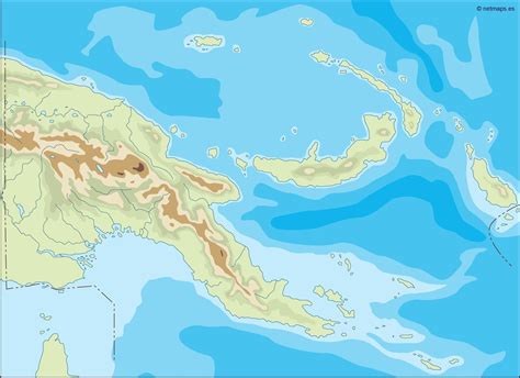 Papua New Guinea Illustrator Map Eps Illustrator Map Vrogue Co