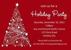 free printable christmas invitations template | Printables Invitations