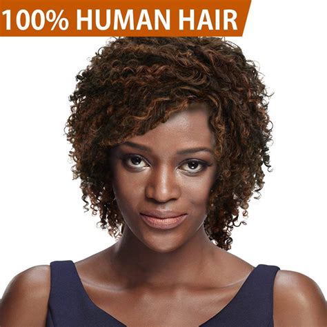 Buy Fashion Idol 8 Short Curly Wigs For Black Women Human Hair 3