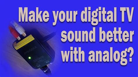 Insignia Optical Digital To Analog Converter Ns Hz Youtube