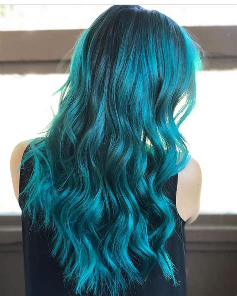 That Blue Is Killer Turquoise Hair Hair Color Unique Hair Styles