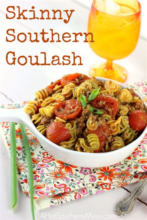Skinny Southern Gluten Free Goulash