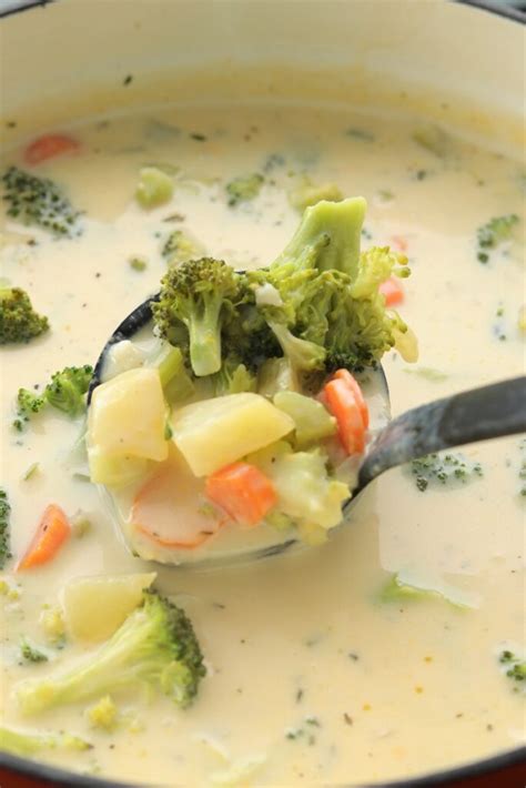 Cheesy Broccoli Potato Soup My Recipe Treasures