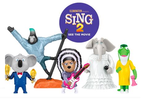 mcdonalds canada sing 2 happy meal toys foodology