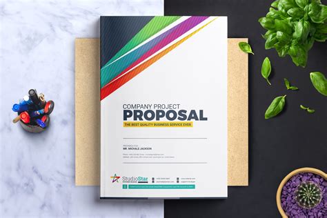 Project Proposal Template Brochure Templates ~ Creative Market