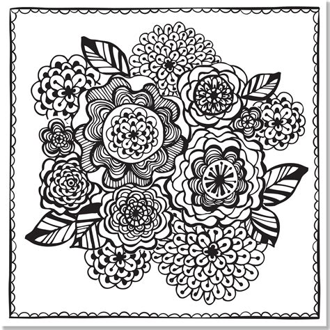 Stress Relief Coloring Pages For Adults at GetColorings.com | Free
