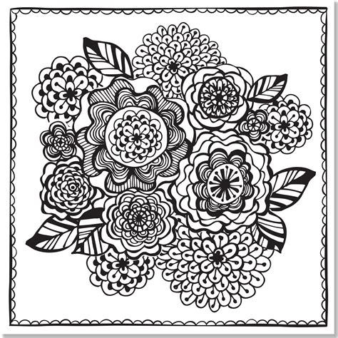 Stress Relief Coloring Pages For Adults At Free