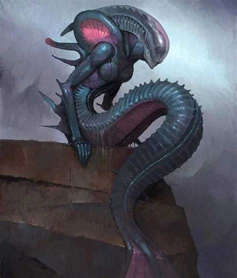 Alternative Xenomorph Designs By Olag Bulakh Grindeath Art Alien