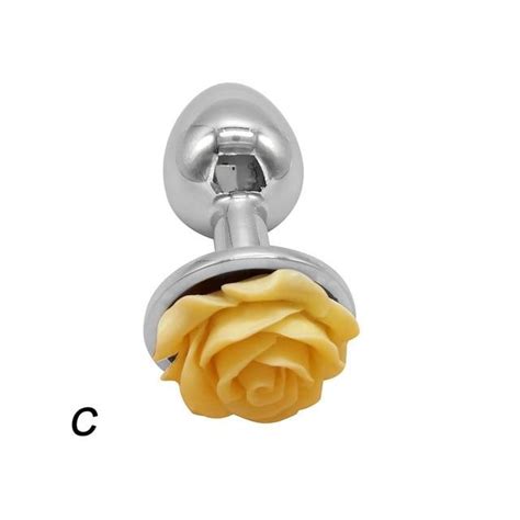 Rose Bud Butt Plugs Anal Sex Toy Beads Flowers Ddlg Playground