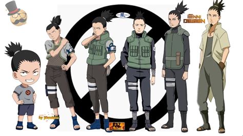Naruto Characters Nara Shikamarus Evolution Youtube