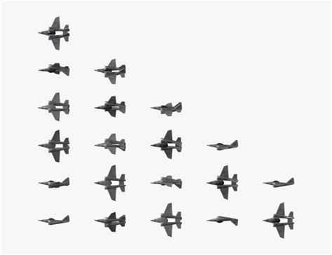 Drawn Aircraft Fighter Plane Sprite Animation Free Hd Png Download