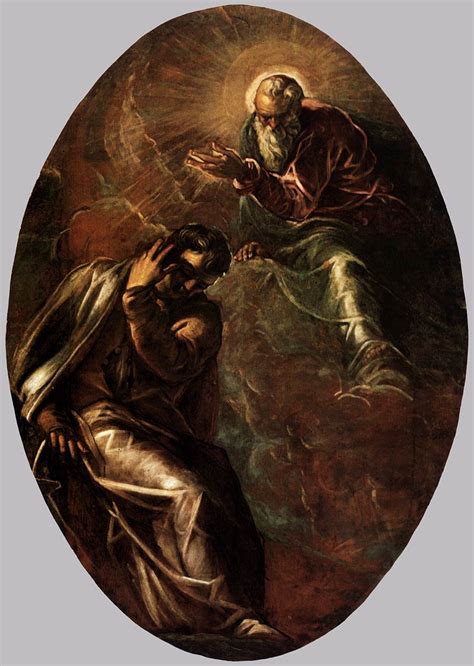The Eternal Father Appears To Moses Tintoretto
